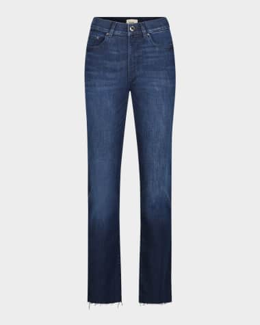 DL1961 Halle Straight High-Rise Instasculpt Jeans