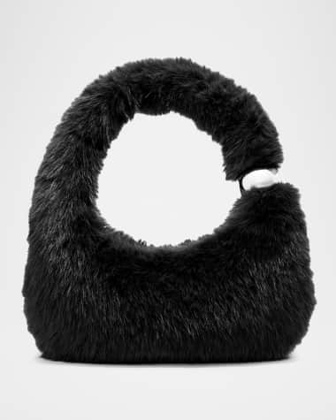 SIMONMILLER Figures Faux Fur Top-Handle Bag