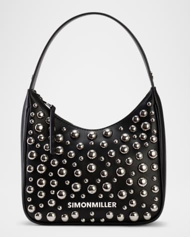 SIMONMILLER Snap Studded Zip Shoulder Bag