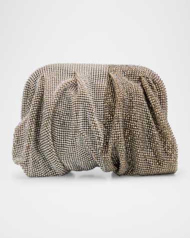Benedetta Bruzziches Venus La Petite Mesh Crystal Clutch Bag