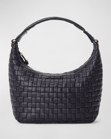 MZ WALLACE Mini Woven Hobo Bag