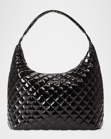 MZ WALLACE Metro Deluxe Large Patent Shoulder Bag