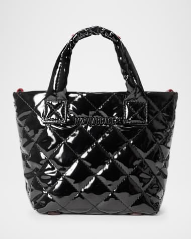 MZ WALLACE Metro Deluxe Petite Patent Tote Bag