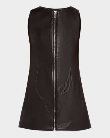 SER.O.YA Aria Vegan Leather Mini Dress