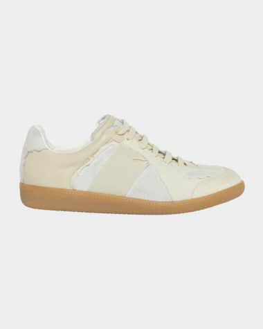 Maison Margiela Replica Low-Top Leather Sneakers