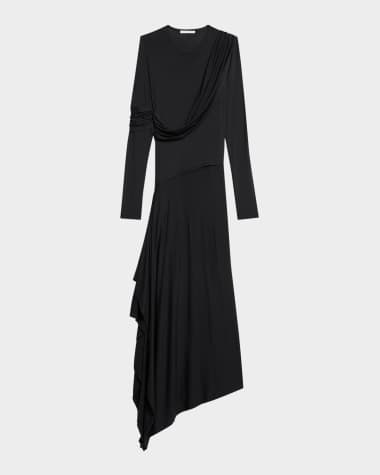 Helmut Lang Draped Knit Protection Dress