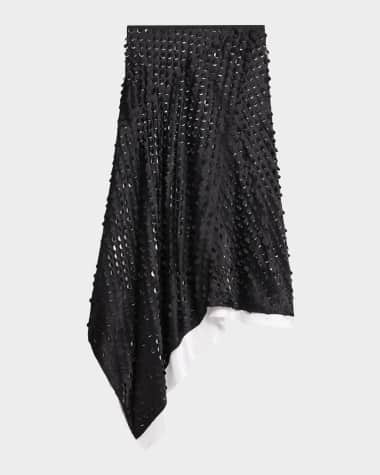 Helmut Lang Asymmetric Scarf Skirt