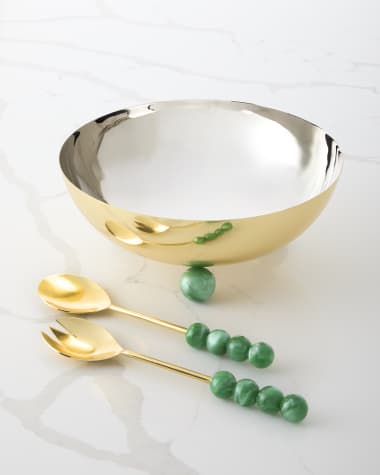 Asher Asher Salad Bowl with Servers