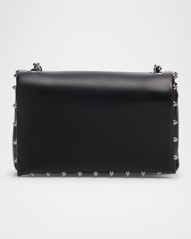 Christian Louboutin Spiky Soft Pouch Bag in Napa Leather