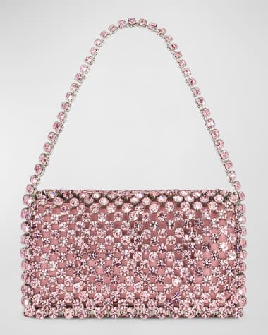 MACH & MACH Flap Crystal Shoulder Bag