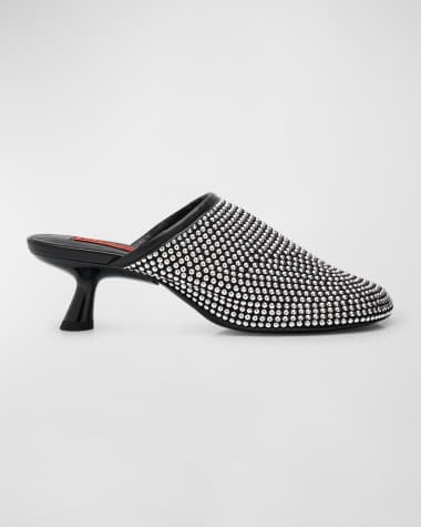 SIMONMILLER Nailhead Beep Vegan Mules