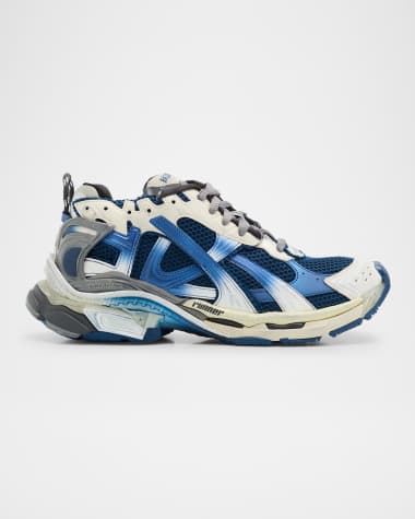 Balenciaga Men's Mesh Runner Sneakers