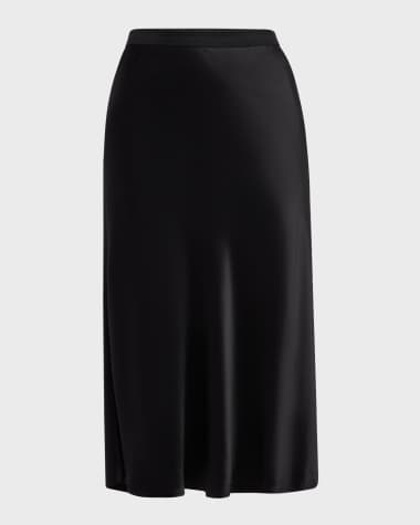 Rails Anya Satin Midi Skirt