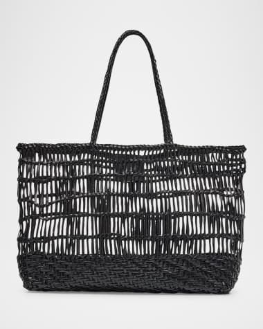 BTB Los Angeles Brodie Caged Leather Tote Bag