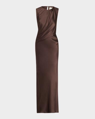 dinner party dress to impress Long Halter Mermaid Prom Dress with Back Bow Navy / 2XLarge main image 0