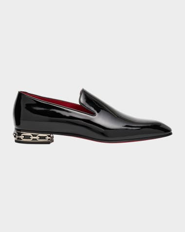 Christian Louboutin Men's Dandy Atlas Patent Leather Loafers