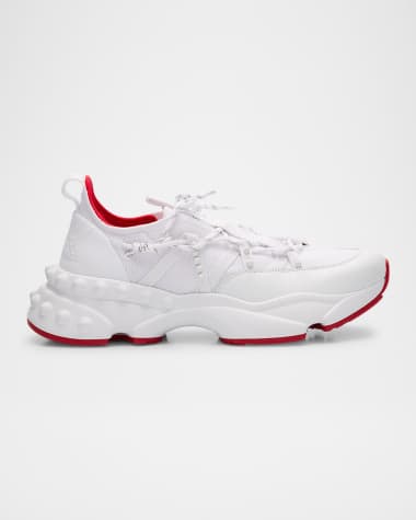 Christian Louboutin Men's Trailnrun Knit Runner Sneakers