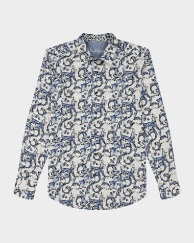 Robert Graham Men's Acosta Paisley-Print Dress Shirt