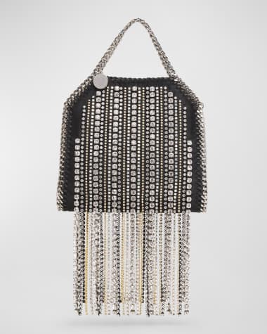 Stella McCartney Limited Edition Falabella Crystal Fringe Tiny Tote Bag