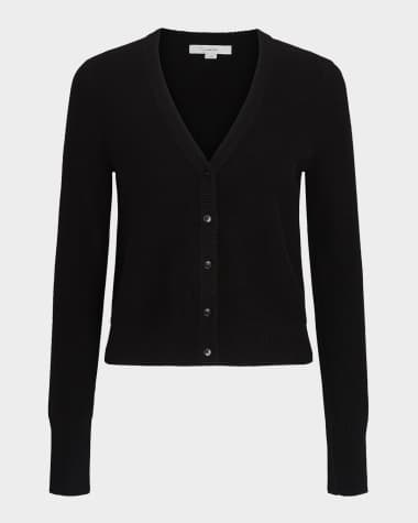 Vince Cashmere Boiled Knit Cardigan