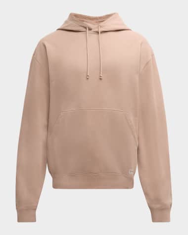 Saint Laurent Men's Hoodie with Logo Patch