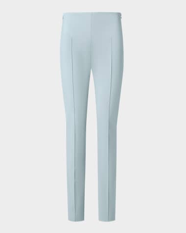 Akris Melissa Stretch Techno Slim Leg Pants