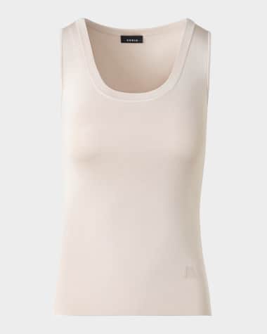 Akris Fitted Knit Tank Top