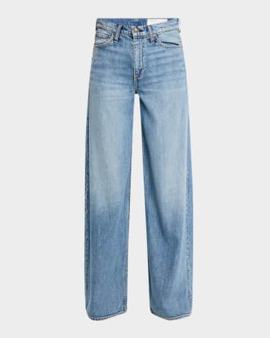 Rag & Bone Featherweight Sofie High-Rise Wide Jeans