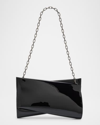 Christian Louboutin Loubitwist Small Clutch Bag in Patent Leather