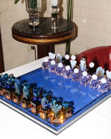 Reflections Copenhagen Crystal Chess Set