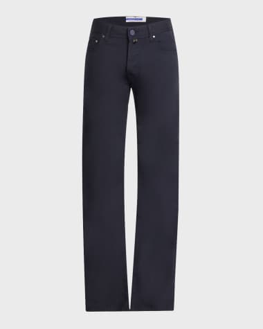 Jacob Cohen Men's Bard Wool Slim-Fit Five-Pocket Pants