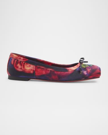 Red bottom flats for women discount