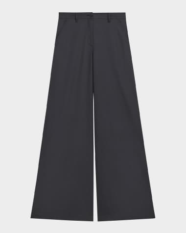 Theory Flannel Super Wide Pants