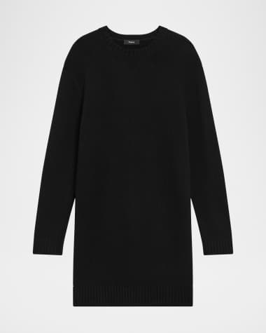 Theory Wool-Cashmere Sweater Dress