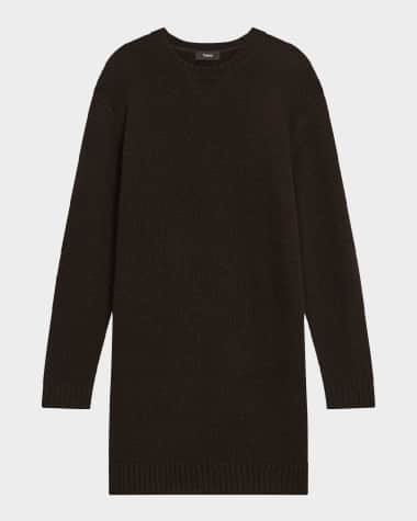 Theory Wool-Cashmere Sweater Dress