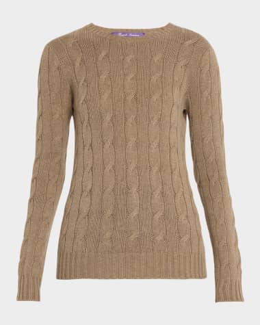 Ralph Lauren Collection Cable-Knit Cashmere Sweater