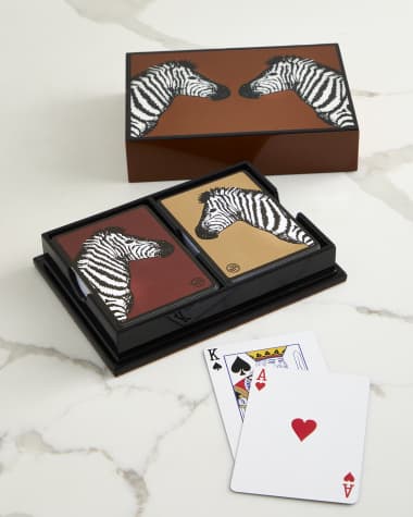 Jonathan Adler Zebra Lacquer Card Set