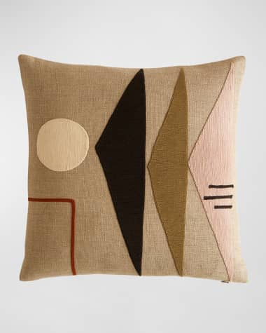 Jonathan Adler Monterey Triangles Pillow, 20" Square
