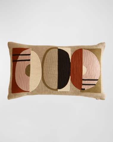 Jonathan Adler Monterey Circles Pillow, 12" x 20"