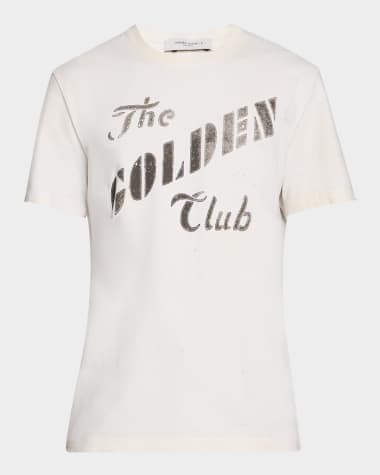 Golden Goose Men's Journey MS Gauze Cotton T-Shirt