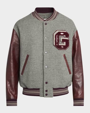 Golden Goose Men's Journey Knit Varsity Bomber Jacket
