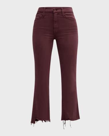 MOTHER The Insider Crop Step Fray Jeans