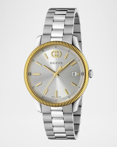 Gucci Men's G-Timeless Two-Tone Bracelet Watch, 38mm