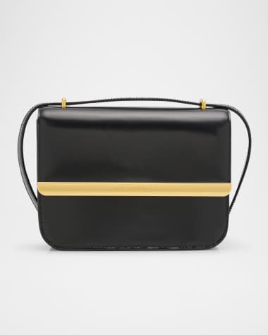 SIMKHAI Remy Flap Leather Crossbody Bag