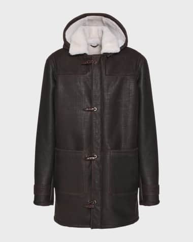 Gorski Men's Merino Shearling Lamb Parka