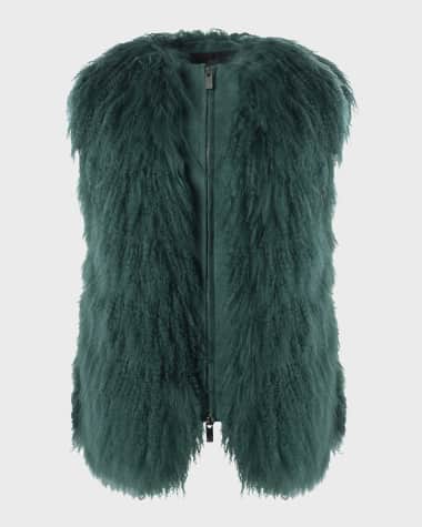 Gorski Mongolian Goat Zip Vest