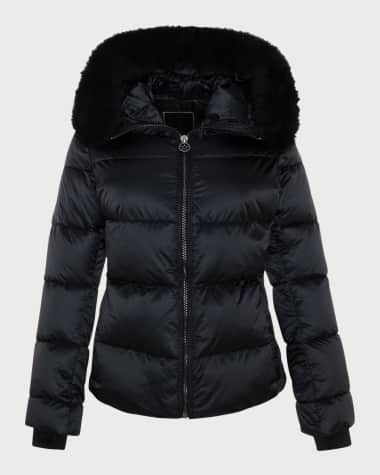 Gorski Apres-Ski Jacket With Detachable Toscana Lamb Shearling Hood Trim