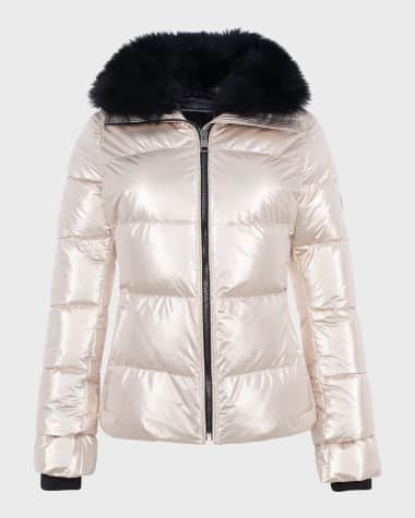 Gorski Apres-Ski Jacket With Detachable Toscana Lamb Shearling Collar