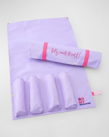 OH MY MAHJONG Let's Rack & Roll Bag, Lilac