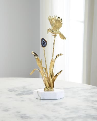 John-Richard Collection Stone Garden Sculpture on Marble Base II